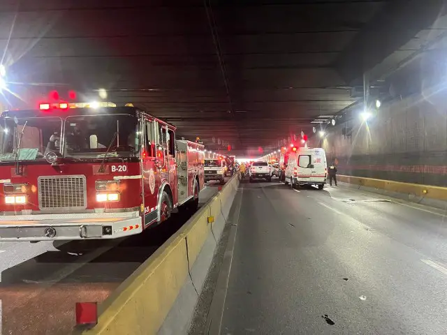 Accidente en túnel de la 27 de Febrero: Detalles y reacción del Sistema 9-1-1