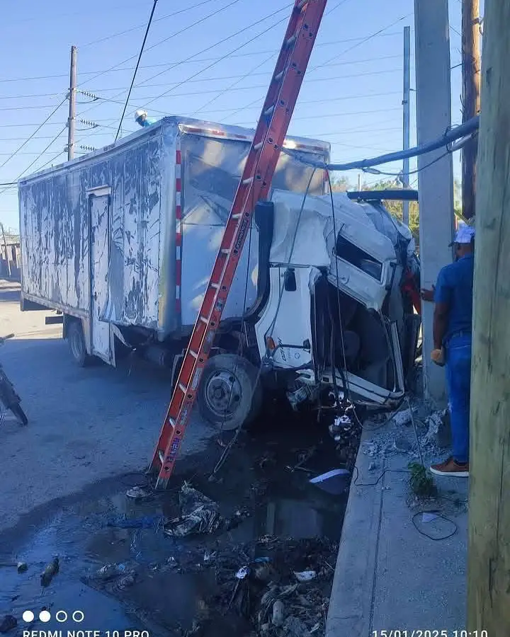 Trágico accidente en Haina: Pérdida de chófer conocido